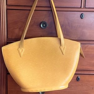 Yellow Louis Vuitton shoulder bag